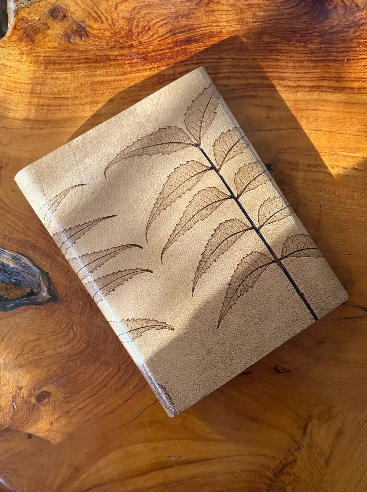 Leather Wrap Journal with Twig Pencil - Nature's Impressions