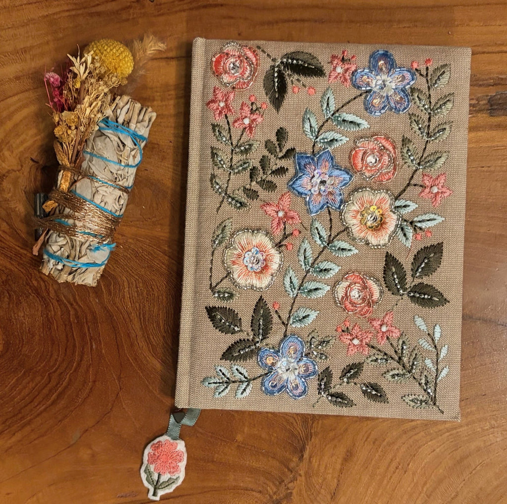Embroidered Hardcover Journal